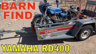 Barn Find Look Inside the Engine with an Endoscope Yamaha RD400 Service Manual Found [upl. by Assirrem]