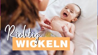 Baby wickeln Videotutorial mit HebammenTipps [upl. by Enelrahc]