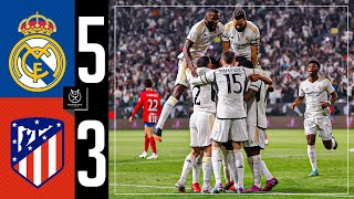 Real Madrid 53 Atlético de Madrid  HIGHLIGHTS  Spanish Super Cup [upl. by Gnoz]