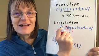 How to Pronounce Executive Legislative and Judicial [upl. by Mcleroy741]