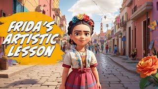 Fridas Artistic Lesson An Inspirational Childrens Story about Frida Kahlo [upl. by Alverson]