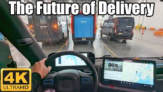 POV First Week Delivering In Amazons Electric Van Rivian EDV [upl. by Madeleine241]