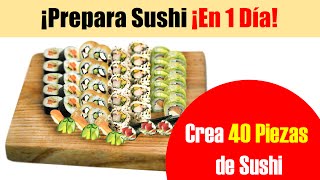 Recetas de Sushi Empanizado California Nigiri Temaki [upl. by Mayman286]