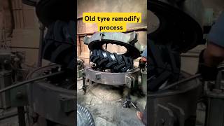 Old tyre remodify process in factory 🧐👌🙏shortsfeed youtubeshorts shortsviral [upl. by Pieter]