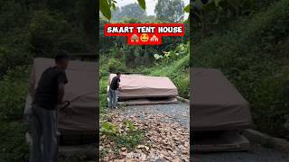 Smart Outdoor Tent House 🏠😘☺️youtubeshorts ytshorts factshorts facts factsvideo shortvideo [upl. by Atiuqad]