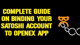 HOW TO START LINK YOUR SATOSHI APP WITH OEX APP [upl. by Analiese]