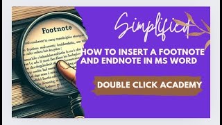 How to insert footnotes and endnotes in Microsoft Word [upl. by Spike]