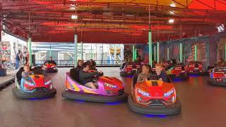 Dodgems Ride At Funland Theme Park Weston Super Mare [upl. by Mcquoid]