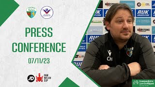 PRESS CONFERENCE  Craig Harrison  Trethomas Bluebirds  071123 [upl. by Zoldi718]