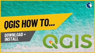 QGIS  How to download and install [upl. by Eedyah]