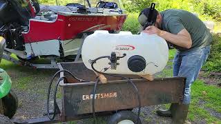 DIY Trailer Boom Sprayer from a Spot Sprayer [upl. by Betteann208]