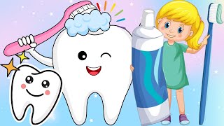 Brush Your Teeth Song  Nursery Rhyme FOR Babies [upl. by Gilges]