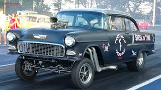 Blast from the Past Gassers  Nostalgia Drags at Central Illinois Dragway [upl. by Dari]