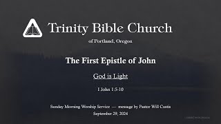 Trinity Bible Church  Sunday Morning Worship Service  September 29 2024 [upl. by Anrym]