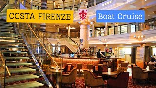 Costa Firenze boat cruise Part 2 boatcruise vacation travel spain [upl. by Darlleen15]