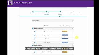 NYU API Developer Portal Navigation amp Access Form Submission Process [upl. by Shipp944]