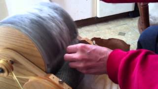 Using the Drum Carder [upl. by Nylasoj]