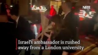 Israeli envoy Tzipi Hotovely rushed from LSE event amid threats to ‘smash’ her car [upl. by Warrick191]