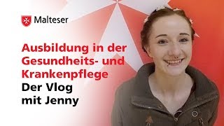 Azubi in der Gesundheits und Krankenpflege – Der Vlog mit Jenny [upl. by Buddy]