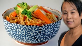 Chinese Stir Fry Noodles amp Mixed Vegetables Vegetarian Stir Fry Recipe [upl. by Towland]