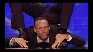 Americas Got Talent 2016 Jonathan Nosan CONTORTURE The Suited Contortionist Full Audition S11E02 [upl. by Ame]