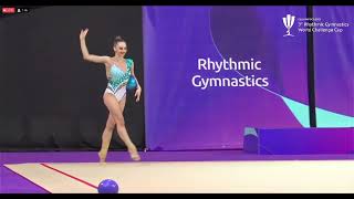 Boryana Kaleyn BUL ball AA  World Challenge Cup  Cluj Napoca  2022  Score 33700 [upl. by Friend]