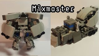 Mixmaster from film quotTransformersquot LEGO MOC [upl. by Shayne]