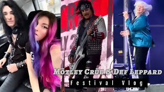 Mötley Crüe amp Def Leppard At Lytham Festival 2023  Festival Vlog 🤘🏼🖤 [upl. by Rolan]