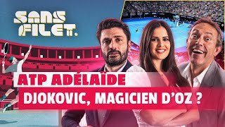 🎾 ATP Adélaïde  Novak Djokovic magicien dOz  Tennis [upl. by Novikoff127]