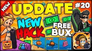 BRAND NEW UPDATE amp NEW HACK  FREE BUX AND GLITCH HALLOWEEN ITEMS PewDiePie Tuber Simulator 20 [upl. by York861]