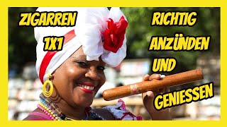 Zigarren 1x1  Richtig anzünden und genießen ENGLISH SUBTITLES [upl. by Enelec]