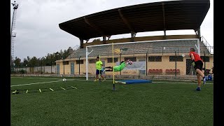 🧤 allenamento portieri cordinazione movimento ⚽🥅 [upl. by Aticnemrac618]