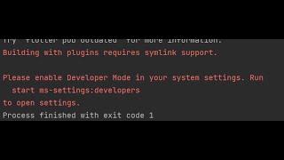 Please enable Developer Mode in your system settings Run start mssettingsdevelopersto open [upl. by Adolphus]