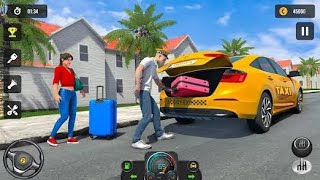 I BECAME A TAXI DRIVER 😂 TAXI DRIVER SIMULATOR  LOGITECH G29 ANDORIDEampMOBILE GAMPLAY [upl. by Kellyn]