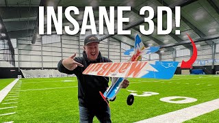 This RC Profile Foamie is INCREDIBLE  Hacker Model Madbull Indoor 3D Flying [upl. by Mathe]