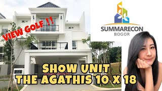 SUMMARECON BOGOR  THE AGATHIS 10 x 18 Premium  GOLF VIEW [upl. by Merci]