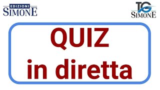 TG Simone  RUBRICA quotQuiz in diretta 1quot [upl. by Jephum]