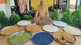 Healthy Dry Fruits Recipe  Veg Village Food [upl. by Truc518]