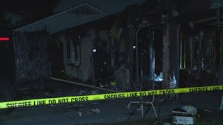 New owner finds human remains at firedamaged home in northeast Harris County [upl. by Marleah]