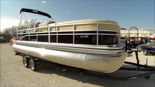 Lowe SS230 Triple Log pontoon boat [upl. by Nitsug]