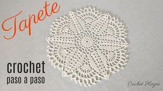 CÓMO TEJER TAPETE A CROCHET PASO A PASO  CROCHET HOGAR [upl. by Euqor]