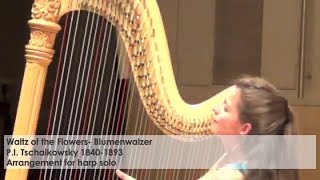 Waltz of the Flowers  Tschaikowsky Silke Aichhorn  Harfe  Harp [upl. by Naujtna]