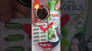 Boost Your Hair Growth with Vatika Oil and Vitamin E Capsules [upl. by Hairu]