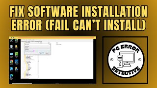 How to Fix Software Installation Error Fail Can’t Install in Windows 10 [upl. by Caldwell]