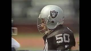 1992 Week 5  NY Giants at LA Raiders [upl. by Eiliak]