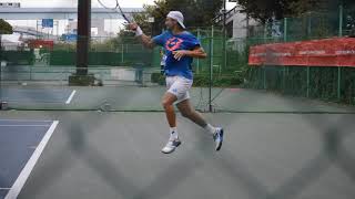 2013全仏オープン準優勝フェレールの東京での練習です。フォーカス音は効果音。 David Ferrer practice in TokyoPlease dont mind focus sounds [upl. by Ahsirahc]