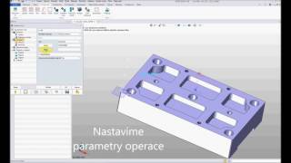 ZW3D CAM  2x obráběnípříklad č1 [upl. by Eah]