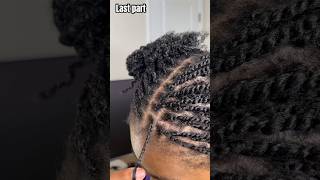 Parting for hair for mini twist 4chairstyles 4chair naturalhair minitwists shorts type4hair [upl. by Amla607]