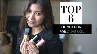 Best Foundations For Olive Skin  My Top 6 for 2020 [upl. by Haywood660]