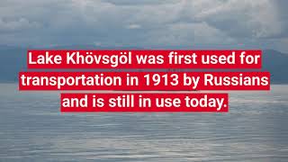 10 Facts About Lake Khovsgol [upl. by Feriga]